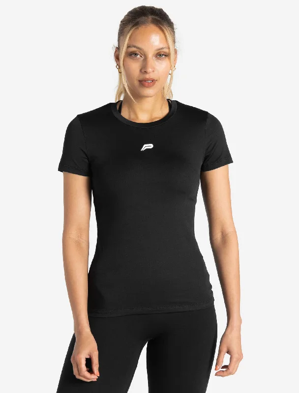 Sophisticated Style BreathEasy Full-Length T-Shirt - Black
