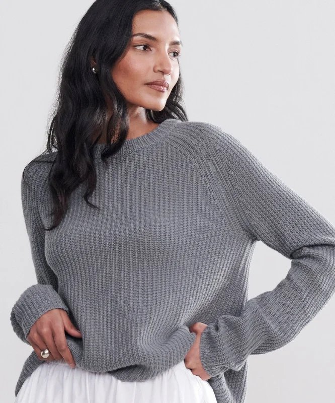 Wardrobe Upgrade Cashmere Fisherman Sweater