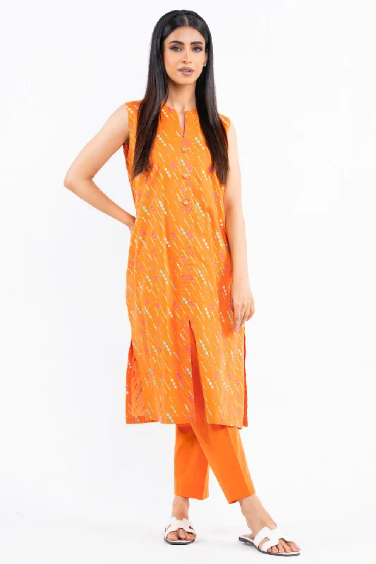 Comfortable Women's Apparel 2 Pc Printed Cambric Outfit