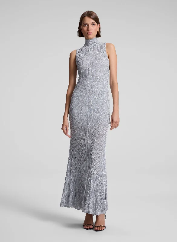 Women's Clothes Arden Metallic Knit Maxi Dress