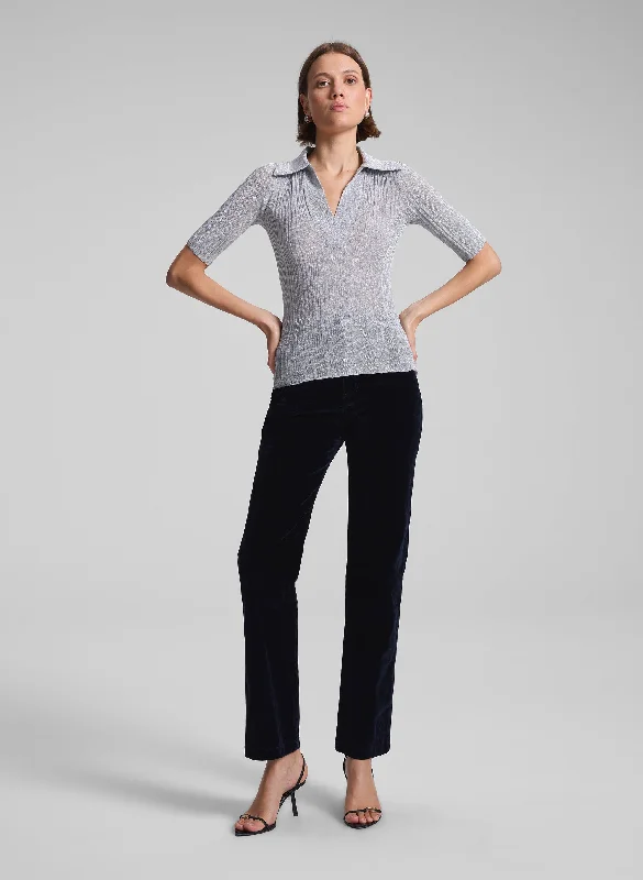 Clothing Store Joey Metallic Knit Top