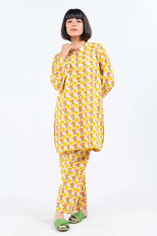 Women's Garments 2 Pc Printed Irish Lawn Outfit