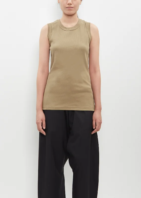 Online Boutiques Affordable Tank Tank Top — Olive