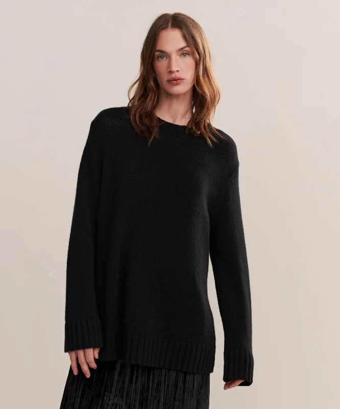 Graceful Fashion Cashmere Amelia Crewneck