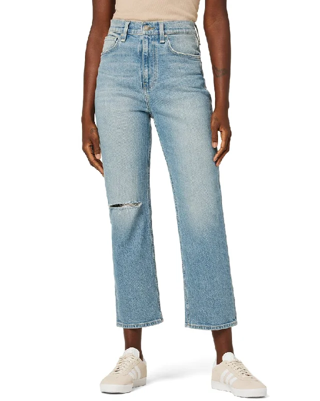 Trendy Casual Outfits HUDSON Jeans Jade High-Rise Straight Loose Fit Crop Paradise Jean