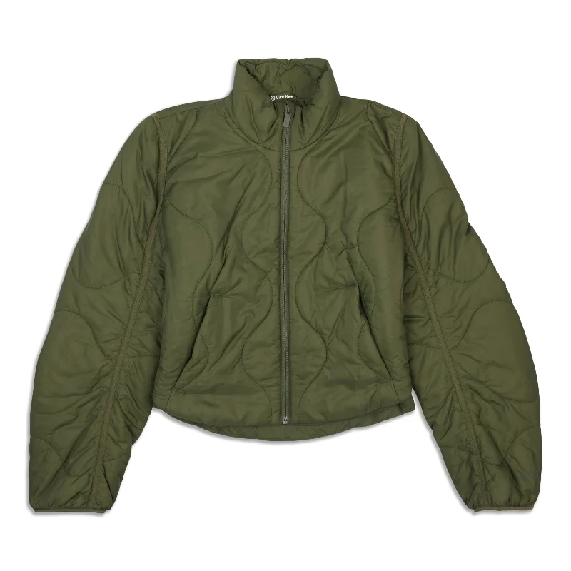 Clothes For Woman Quilted Light Insulation Cropped Jacket - Resale