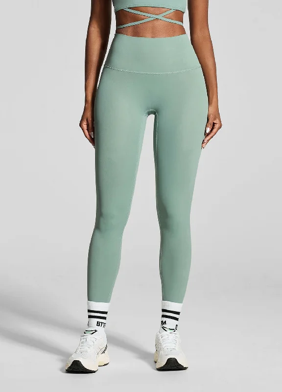 Women's Formal Apparel Fresh Green ⅞ Leggings