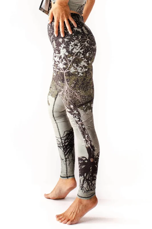 Graceful Fashion Transformation Printed Yoga Leggings